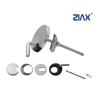 Kit cerniera per sedile WC con fissaggio inferiore universale regolabile